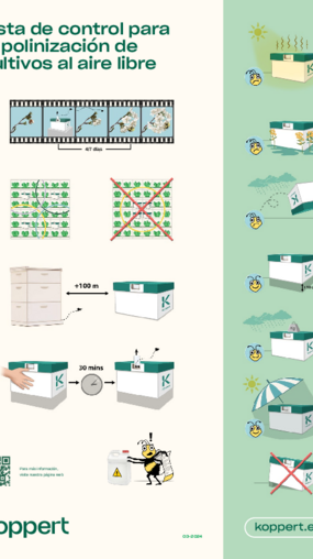 Lista de control para la polinización de cultivos al aire libre